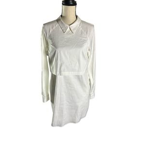 A.L.C. White Shirt Dress Size 6
